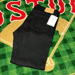 Calvin Klein Men's Slim Straight Jean 36W 34L Brand New w/Tag - Black